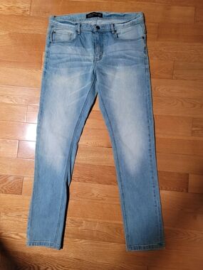 Cotton On Light Blue Men's Slim Jeans - Size 32